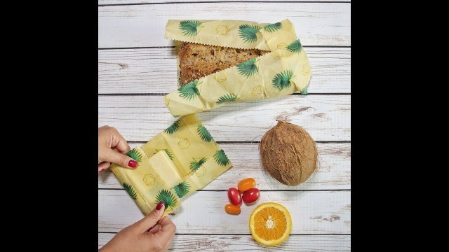 'WAFE BEESWAX FOOD WRAP | Reusable, Washable, Single Use Plastic Alternative'