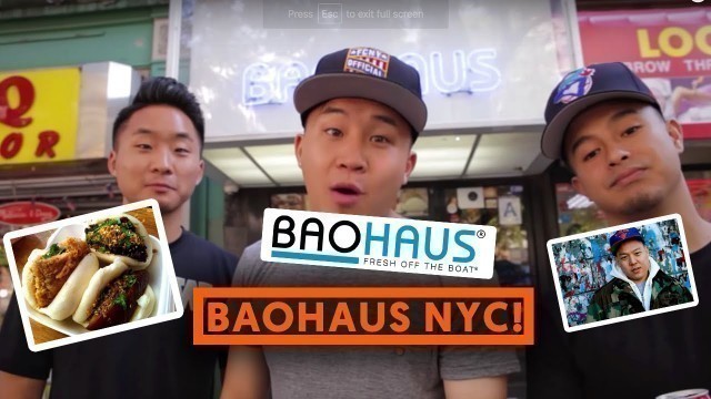 'BAOHAUS NYC - Eddie Huang\'s Famous Spot - FUNG BROS FOOD | Fung Bros'