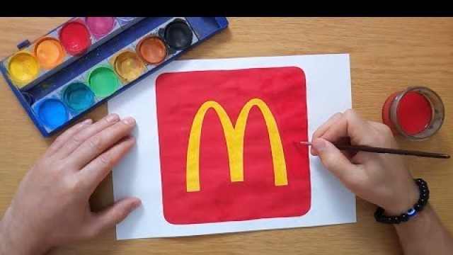 'How to draw the McDonald\'s logo 2021'