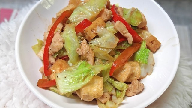 'Budget Friendly Ulam Ideas Chicken,Tokwa And Cabbage Guisado Recipe |Affordable Ulam| Lee\'s Kit-Chen'