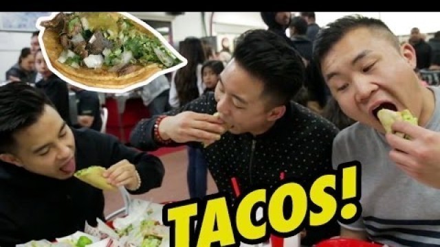 'TACOS BY THE BORDER! (Tacos El Gordo) - Fung Bros Food'