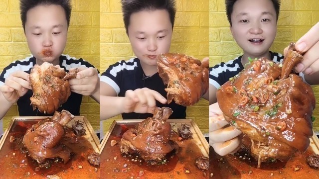 'Chines food Eating Show| Eat fatty meat, pork skin, pork , beef ribs.pork head with eating shound#13'