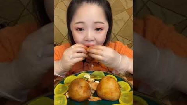 'Mukbang Eating Sheep Brain| ASMR Eating Popular Chines Food'