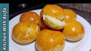 'Simple Burger Bun Recipe in Oven | Homemade Burger Buns | Fluffy Soft and Easy Burger Buns | By KWA'