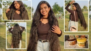 'I tried Garnier Fructus Hair Food 3in1 hair mask for dry and frizzy hair | Sandhya Singh'