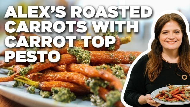 'Alex Guarnaschelli\'s Roasted Carrots with Carrot Top Pesto | The Kitchen | Food Network'