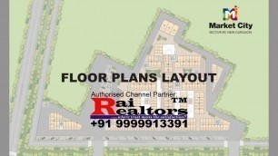 'Unit Layouts Floor Plans ##9999913391 Orris Orris Market City Sector 89 Gurgaon'