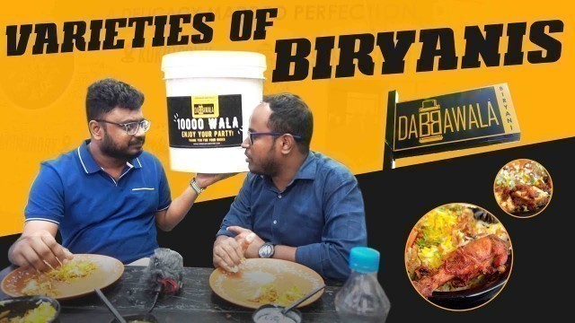 'DabbaWala Biryani, Jubilee Hills | 10,000 WALA BUCKET Biryani | Food Monks'