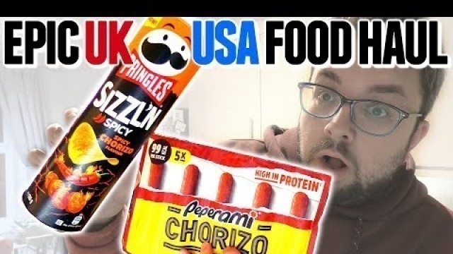 'Epic UK and USA Food Haul | January 2022'