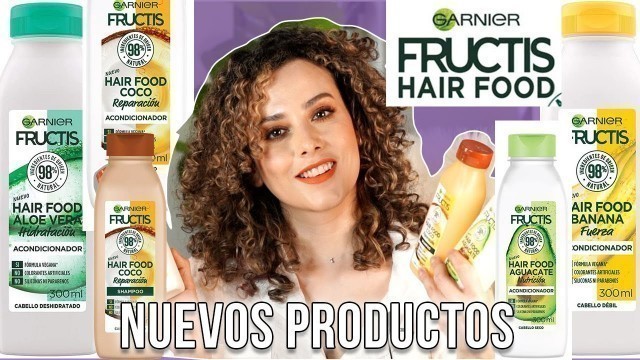 'Nuevos Shampoos y Acondicionadores de Garnier Fructis Hair Food Reseña'