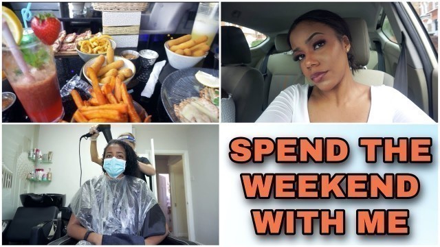 'SPEND THE WEEKEND WITH ME! *Hair, food, gym & more*'