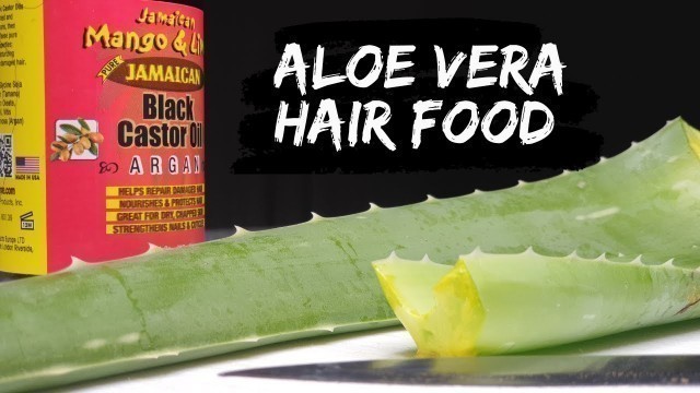 'HOW TO MAKE ALOE VERA GEL AT HOME (hair food) | EP. 9 | @NaturallyAsabi |'