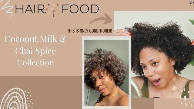 '✨WASH DAY✨ using HAIR FOOD | Coconut Milk & Chai Spice Collection | Faceovermatter'