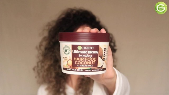 'What’s Your Hair Food? Smoothing Hair Food Coconut By Garnier Ultimate Blends 6\"'