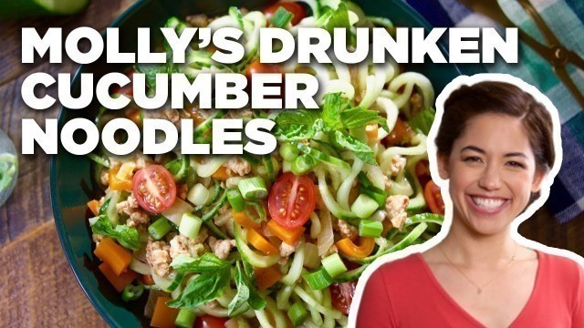 'Drunken Cucumber Noodles with Molly Yeh | Girl Meets Farm | Food Network'