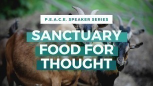 'Food For Thought For Sanctuaries | The Open Sanctuary Project | P.E.A.C.E. Speaker Series'