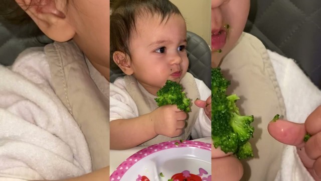 'Preparing my 1 year and 3months old baby food|broccoli and carrots  BAHADI| THE HALF!'