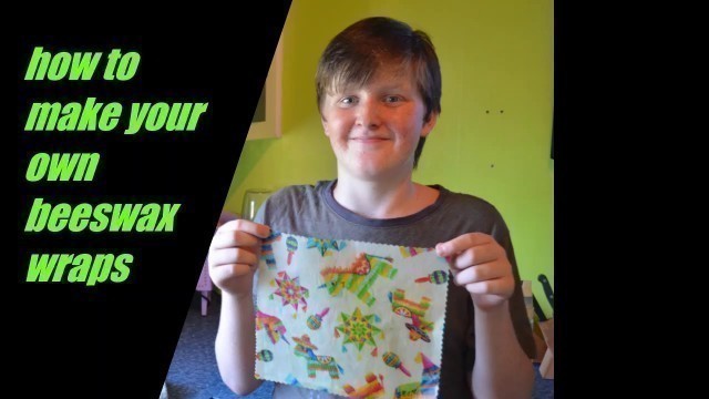 'How to make your own beeswax food wraps - oven method'