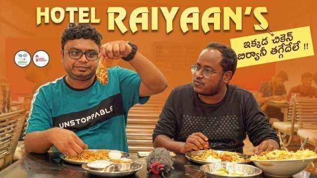 'BEST Hyderabadi BIRYANI in WARANGAL | Raiyaans Biryani, Subedari | Food Monks | Chai bisket'