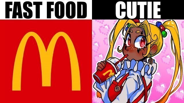 'TURNING FAST FOOD INTO CUTE GIRLS'