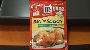 'McCormick Bag \'N Season - Food Product Review'