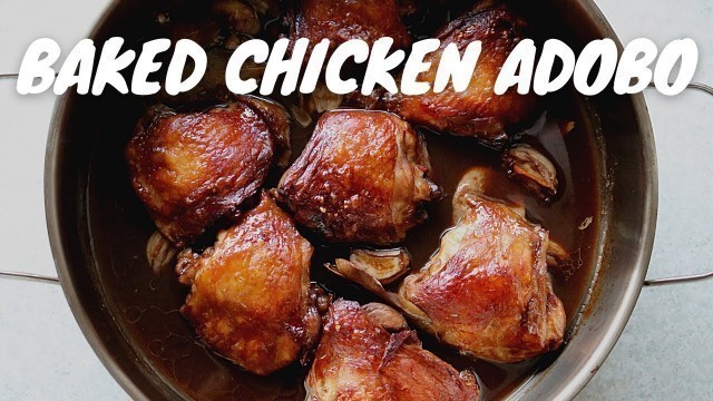 'Baked Chicken Adobo || Filipino food recipe || Ulam recipe'