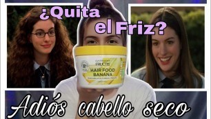 'MASCARILLA HAIR FOOD BANANA DE GARNIER ¡FUNCIONA!'