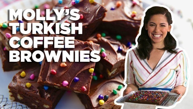 'The Fudgiest Turkish Coffee Brownies with Molly Yeh | Girl Meets Farm | Food Network'