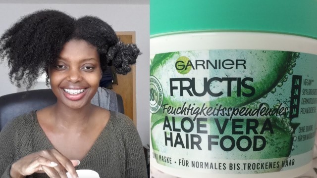 'Review - Garnier Fructis //  Feuchtigkeitsspendendes Aloe Vera Hair Food *Feuchtigkeitskur'