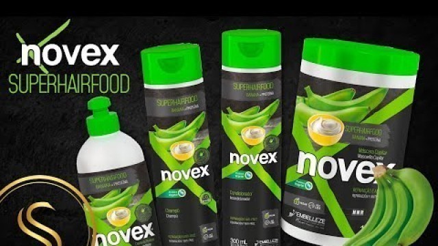 'Super Hair Food Novex Banana e Proteína Resenha (Biomassa/Açúcar)'