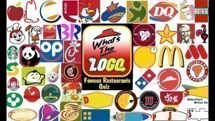 'Restaurant Logo Quiz! Can you Name the Restaurant by the Logo?'