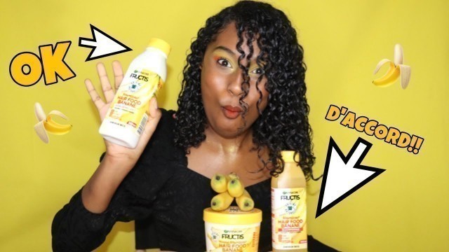 'HAIR FOOD : GARNIER DROP UNE ROUTINE COMPLÈTE!! (#CheveuxUltraHydratés ou pas?)'