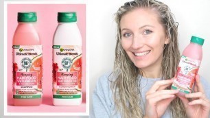 'GARNIER HAIR FOOD WATERMELON & POMEGRANATE SHAMPOO AND CONDITIONER REVIEW'