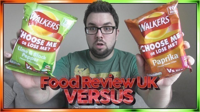 'Walkers Lime & Black Pepper VS Paprika | Food Review UK Versus'