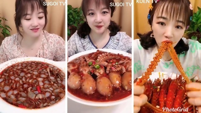 'Seafood eating show | chines food'