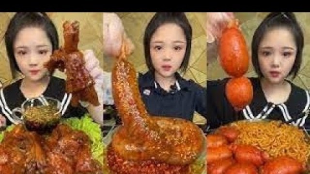 'ASMR 中国人吃食物_Chines Eating Food #24 [Chines Food Mukbang Eating show.]'