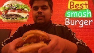 'Best Smash Burger Of Manchester || UK Halal Food Review'