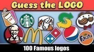 'Guess the Food and Drink LOGO in 3 seconds...! | Logo quiz'