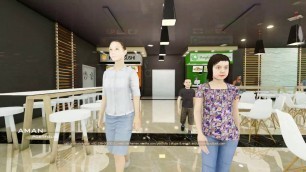 'Project- 12 | 3D- Food Court Walkthrough | Aman Portfolio'