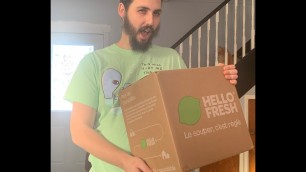 'Hello Fresh Meal Delivery Service Unboxing February 09 2021'