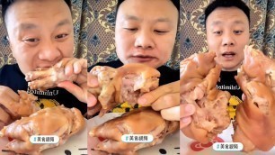 'Chines food Eating Show| Eat fatty meat, pork skin, pork , beef ribs.pork head with eating shound#33'