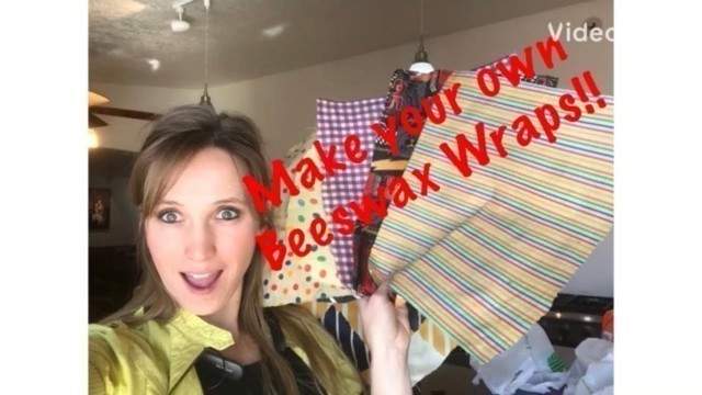 'Beeswax Coconut oil Wraps, NEW Wax Pot Method, Two Methods, DIY, How to ,Backyard Bee Builder'