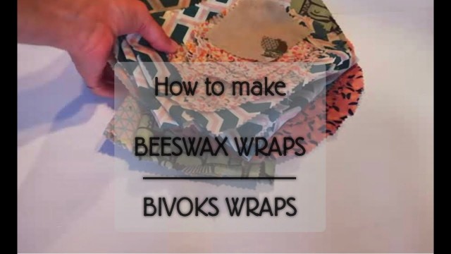 'DIY Beeswax wraps -BEST recipe! BIVOKS WRAP PAPIR Dansk tale'