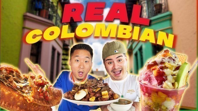 'REAL Colombian Food in QUEENS New York (MASSIVE CRAWL)'