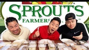 'EATING EVERYTHING AT SPROUTS FARMERS MARKET | Fung Bros'