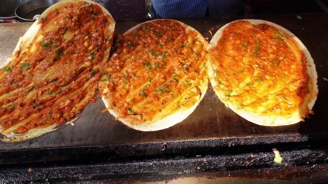 'Yummy Masala Dosa | Best Breakfast Masala Dosa Recipe | Hyderabad Street food'