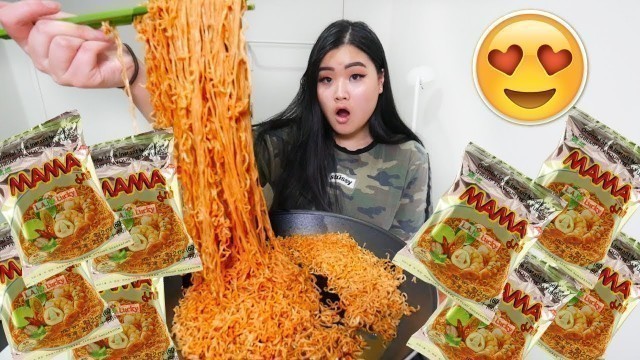 'MAMA RAMEN NOODLES | Mukbang | Eating Show'