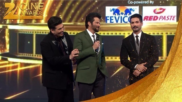 'Zee Cine Awards 2016 Anil Kapoor gets Angry at Shahid & Karan Johar'