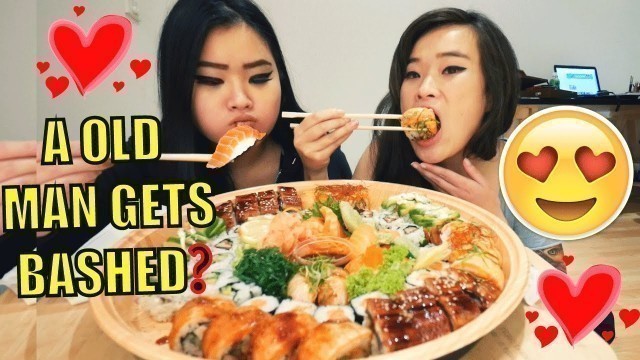 'GIANT SUSHI PLATTER | MUKBANG | EATING SHOW'