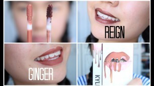 'Kylie Jenner Lip Kit Unboxing/First Impression'